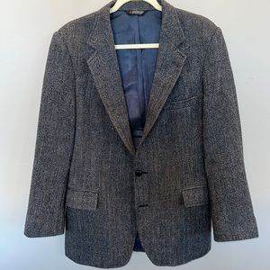 Harris Tweed Handwoven Men's Sport Coat - Size 40 - Good Condition
